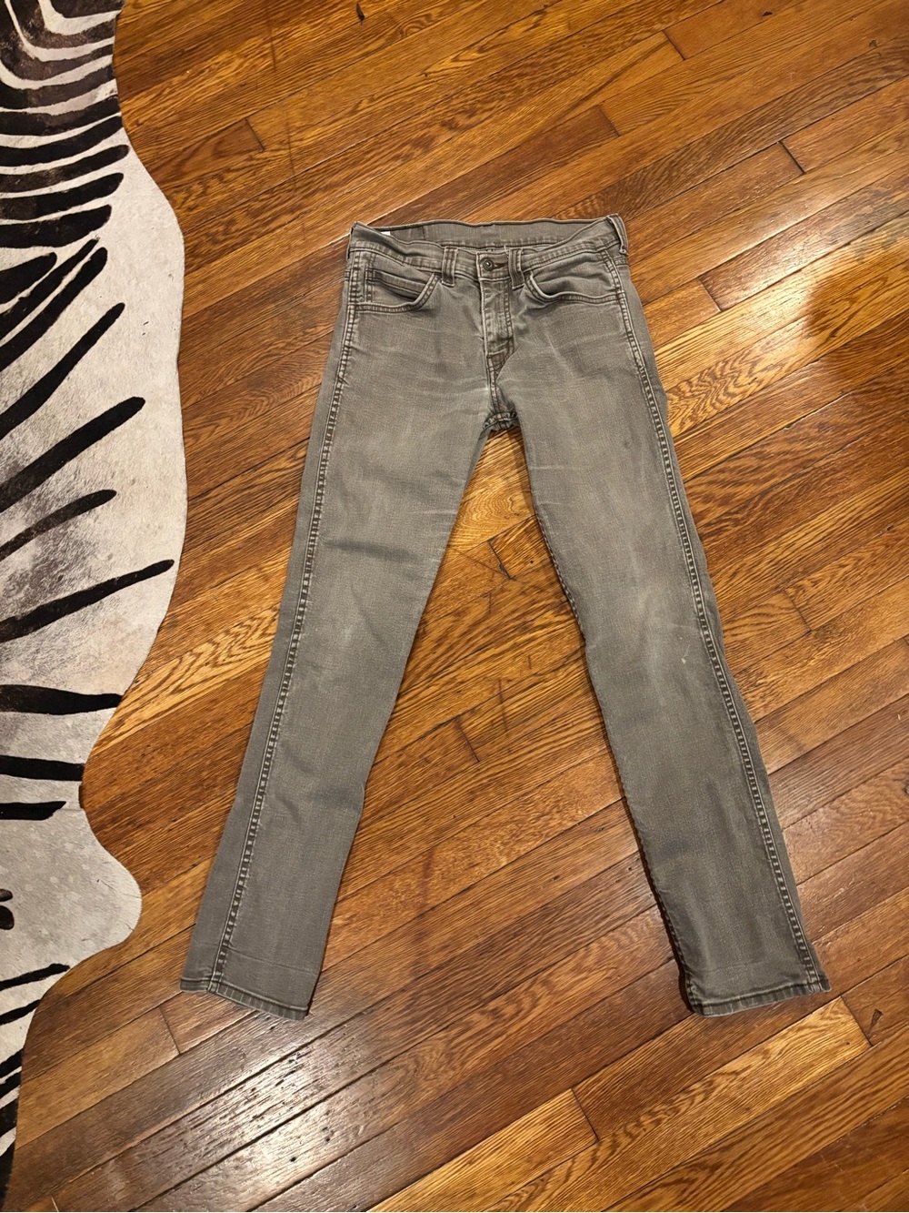 Levi’s Men’s Skinny Jeans - Gray/Green